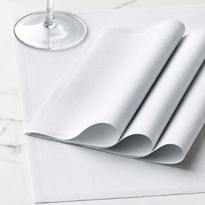 Napkin 50x50 cm White 12 Pieces - Roll Drap