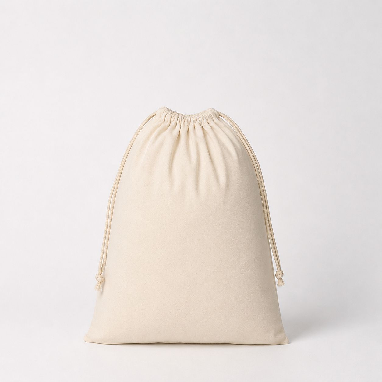 Natural jute bag with cotton handles