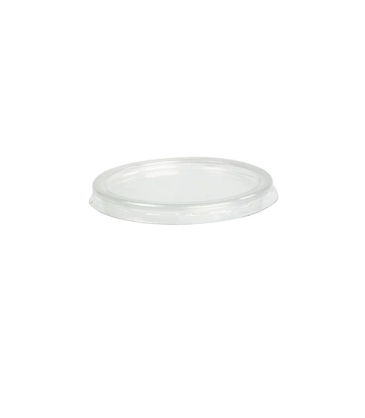 Flat transparent PET lid 7.3 cm Firstpack