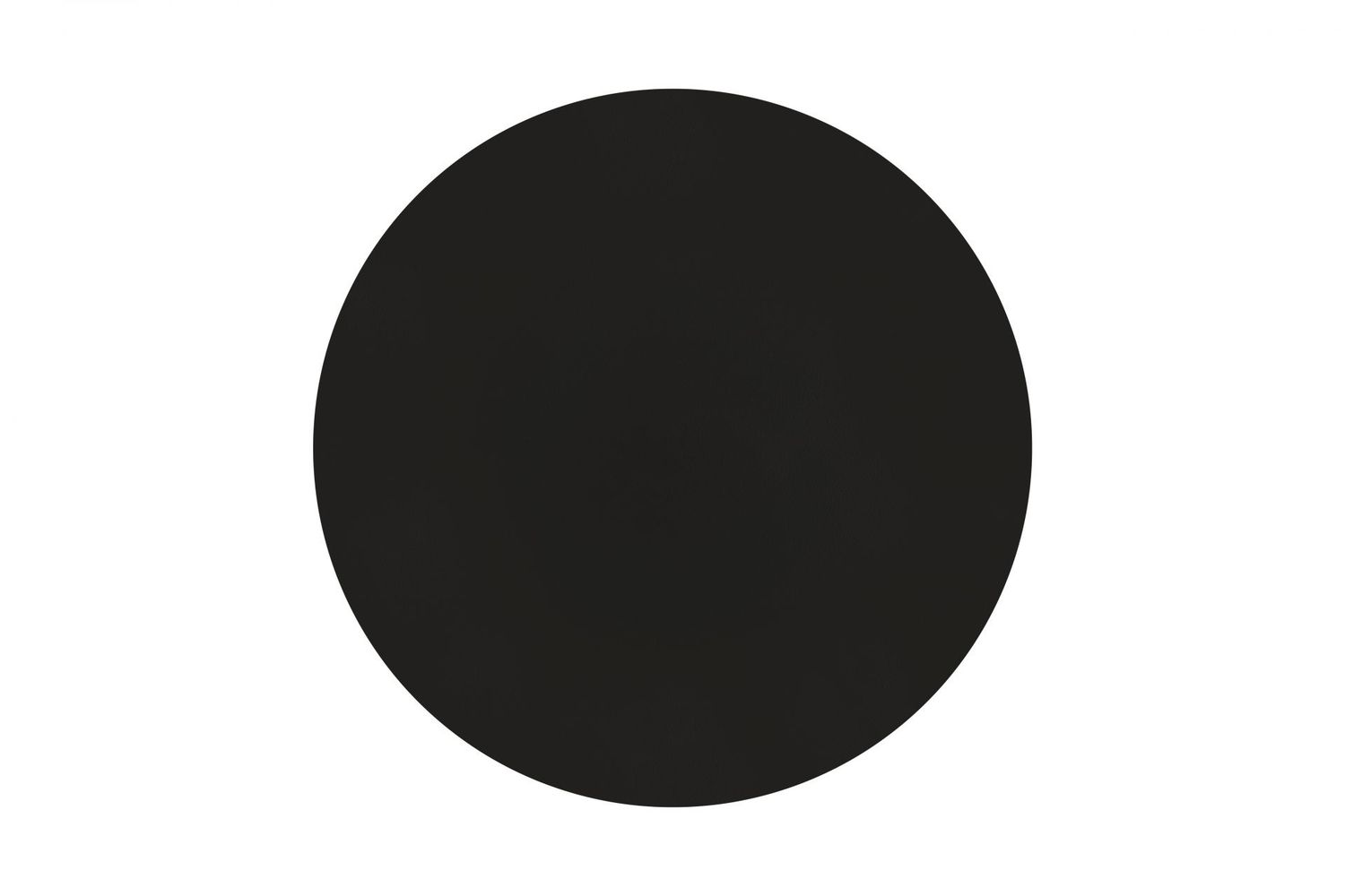 Togo round black placemat 38 cm Tirolix