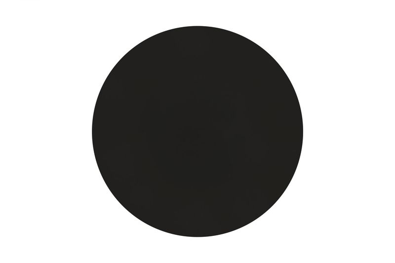Togo round black placemat 38 cm Tirolix