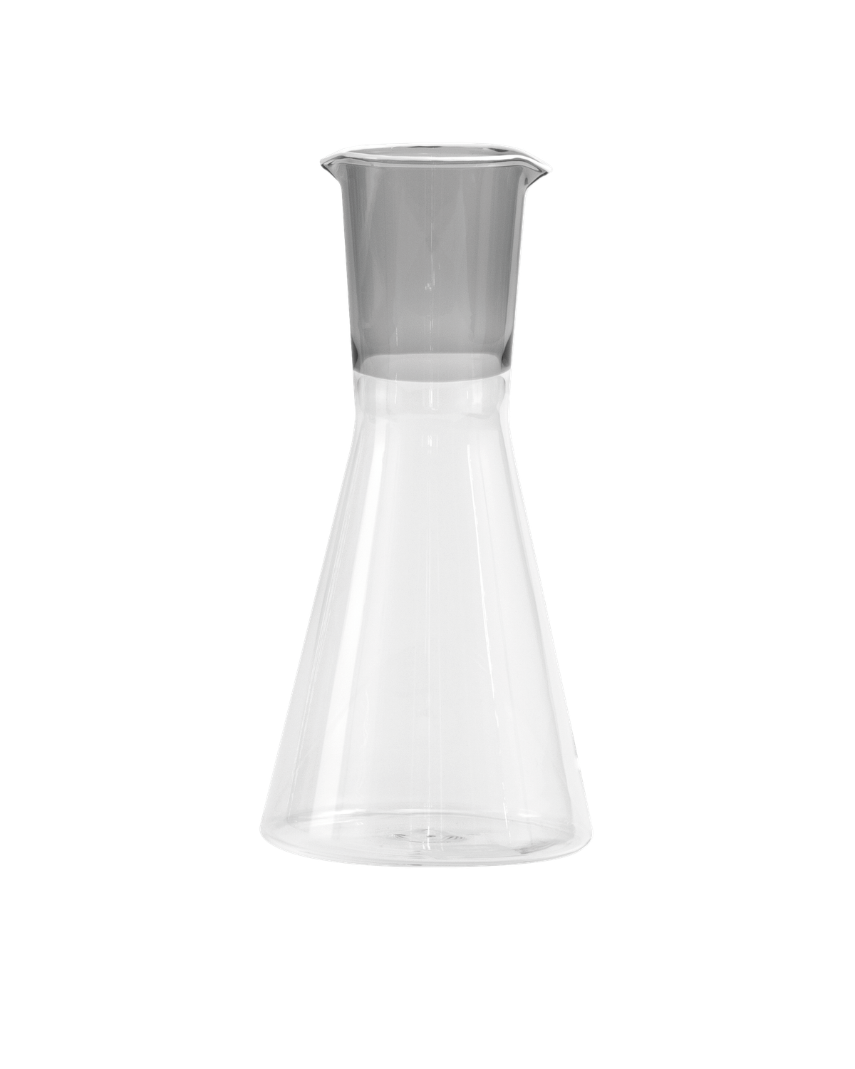 Zafferano Classy grey transparent carafe 95 cl