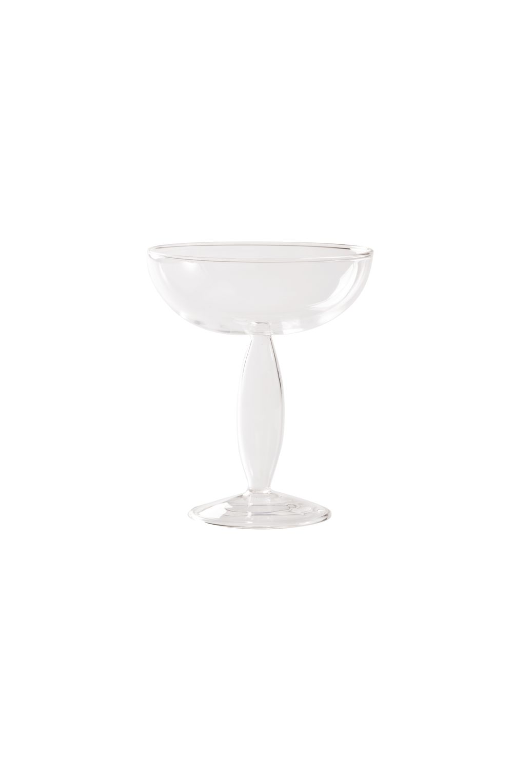 Zafferano Dorici transparent coupe glass 28 cl