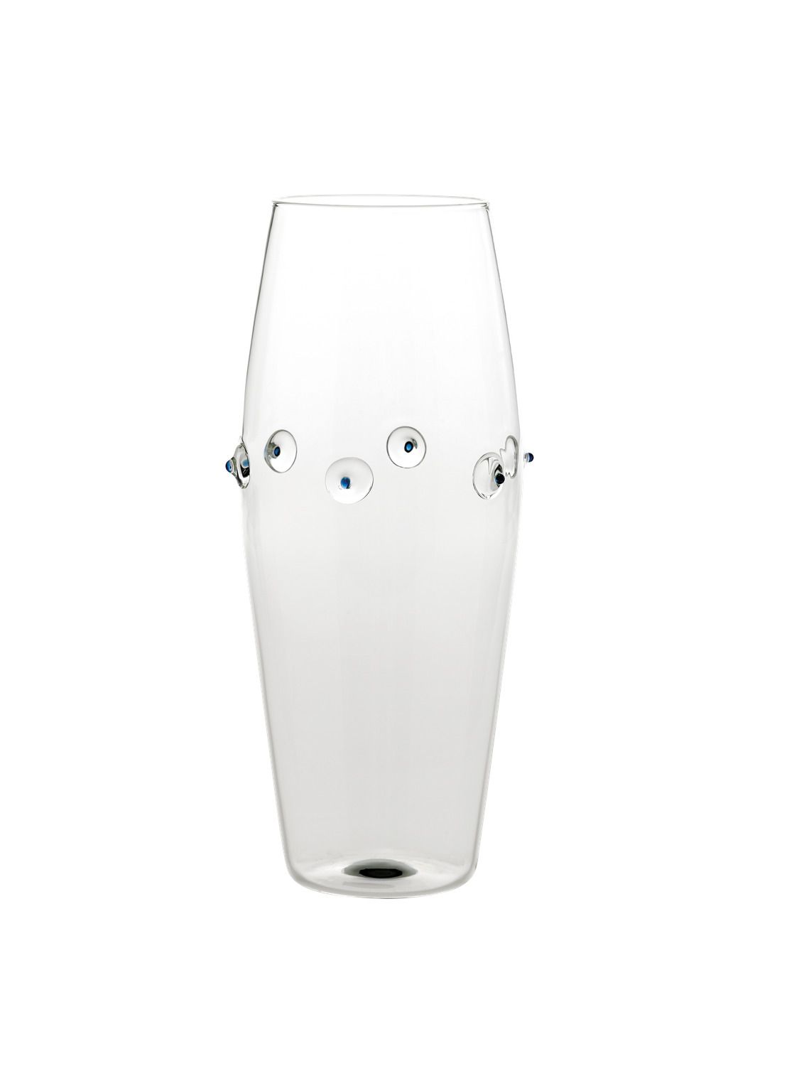 Tall Rounded Vase 265 cl Patèa Blue - Zafferano