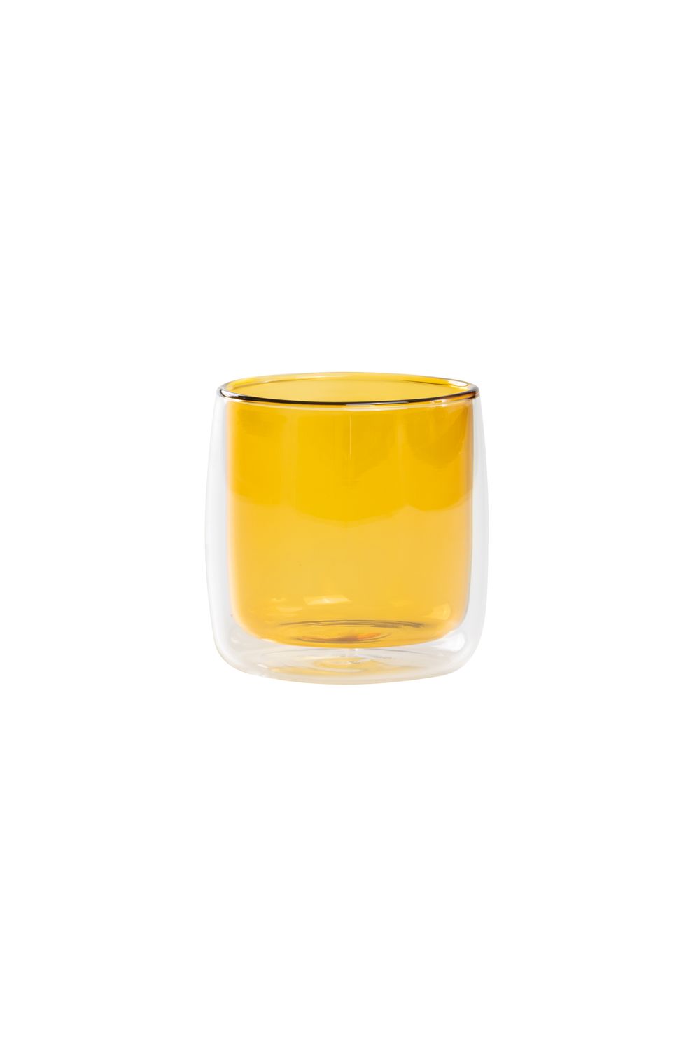 Zafferano No Bilia double wall tumbler golden yellow 32.5 cl