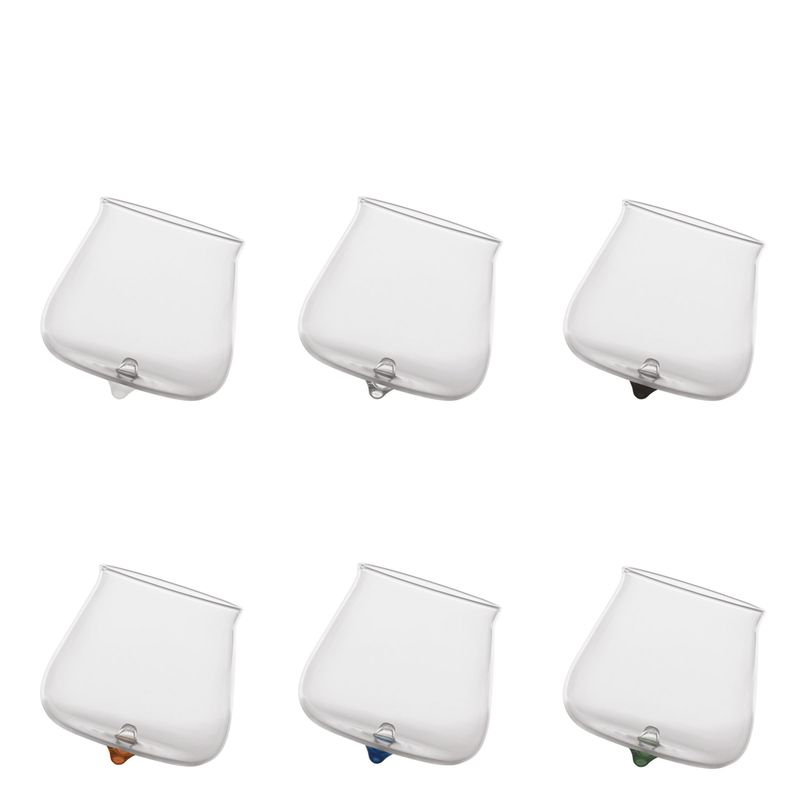 Zafferano Pirolo set of 6 assorted Junior tumblers 26 cl