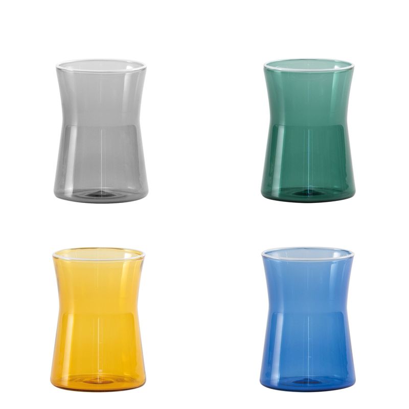 Set of 4 Zafferano Classy assorted tumblers 28 cl