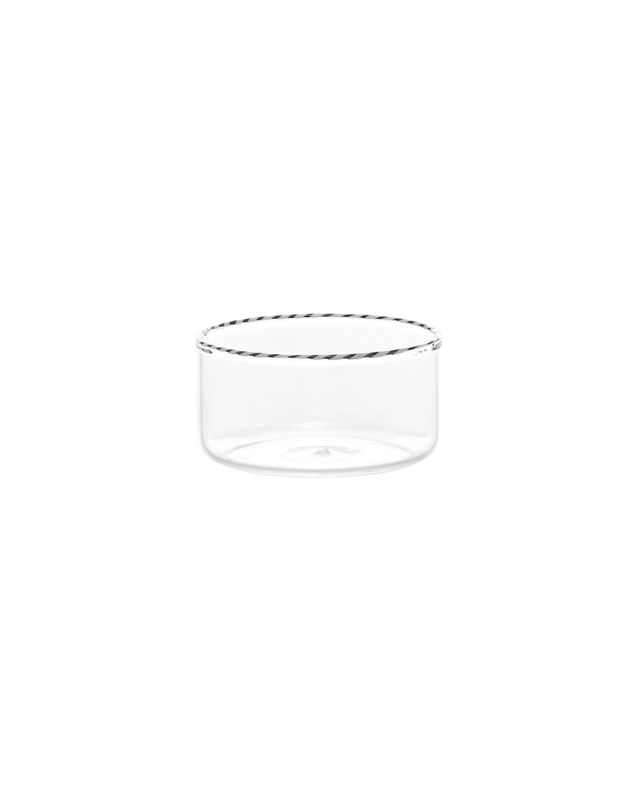 Bowl 42 cl Intrecci White/Black - Zafferano