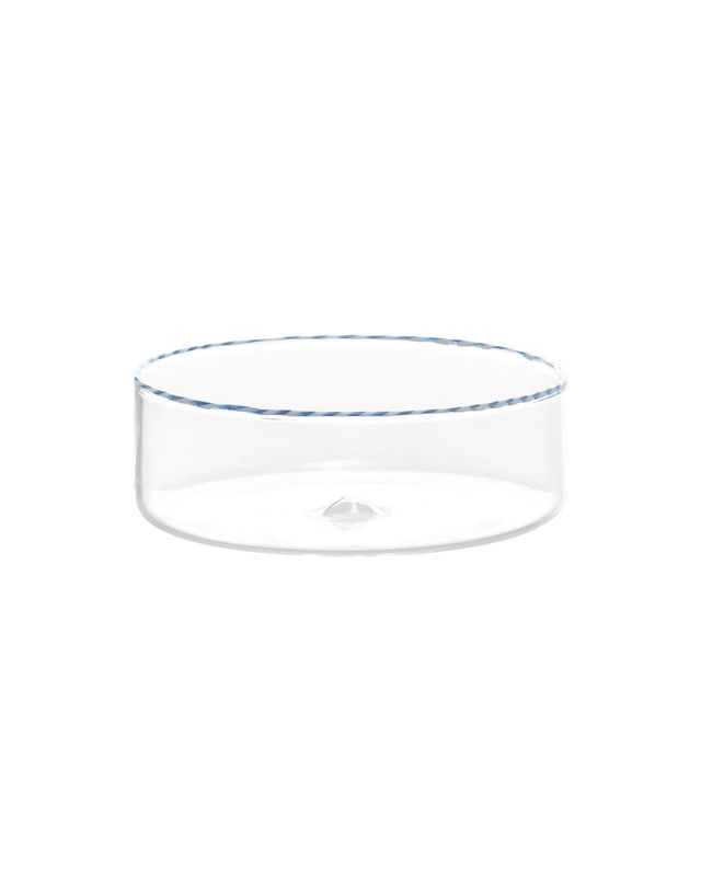 Large Bowl 90 cl Intrecci White/Blue - Zafferano