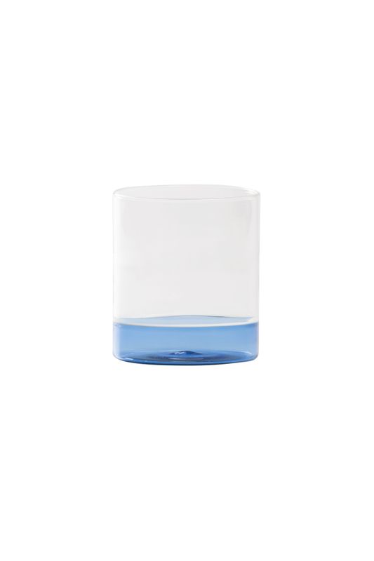 Zafferano Filo Bianco blue tumbler 44 cl