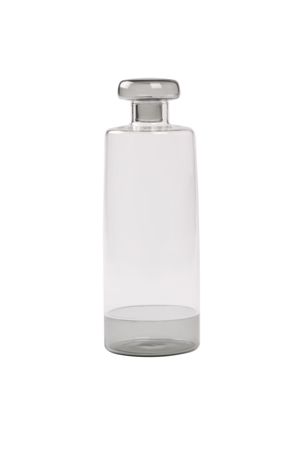 Zafferano Filo Bianco clear glass bottle with grey detail 100 cl