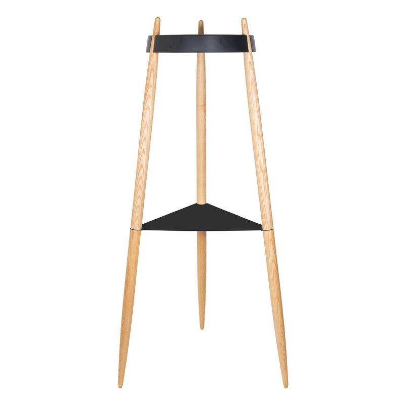 Zafferano Liola Black Natural Ash coat stand