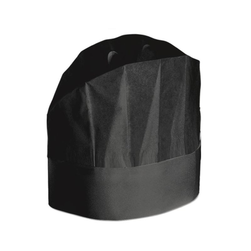 BYO Grand Chef black paper chef hat 22 cm