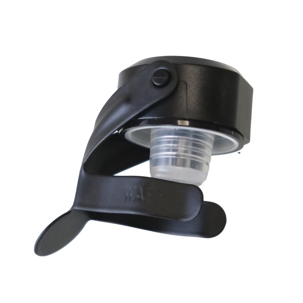 Brevetti Waf satin black lever champagne stopper
