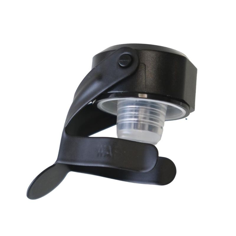 Brevetti Waf satin black lever champagne stopper