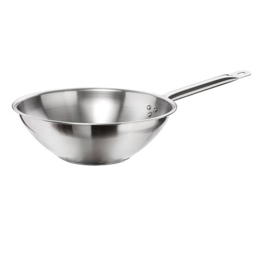 Pintinox Master 18/10 stainless steel wok 30 cm