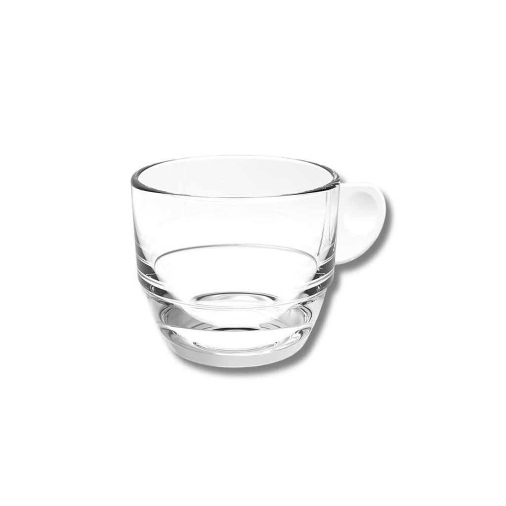 Gold Plast Roma transparent SAN coffee cup 8 cl