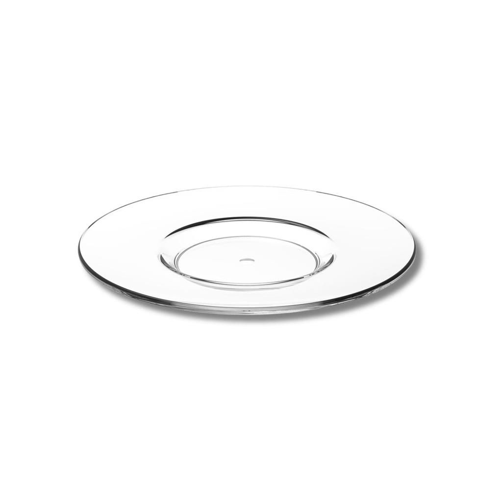 Gold Plast Roma transparent coffee saucer 10.5 cm