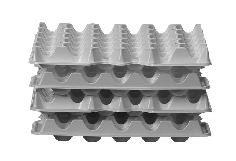 OVOBOX 120 Egg Trays 4 Pieces Polystyrene Hendi