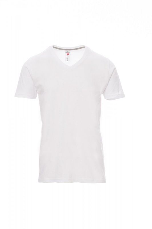 Lot de T-shirt avec marquage numérique : payper V-NECK col V  à partir de 10