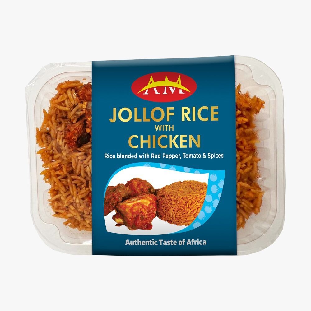 Jollof Rice with Chicken (450g)