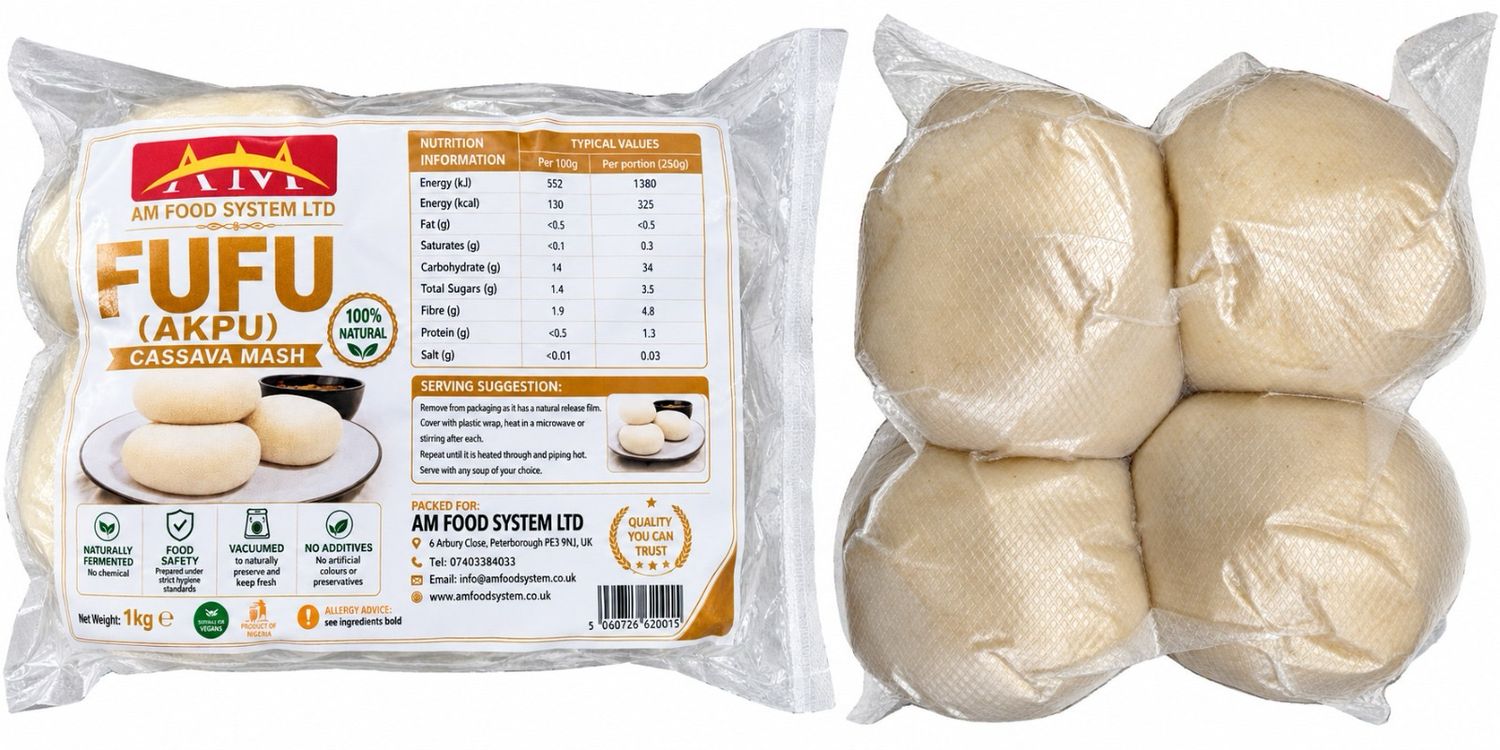 Fufu - Akpu  250g x 4
