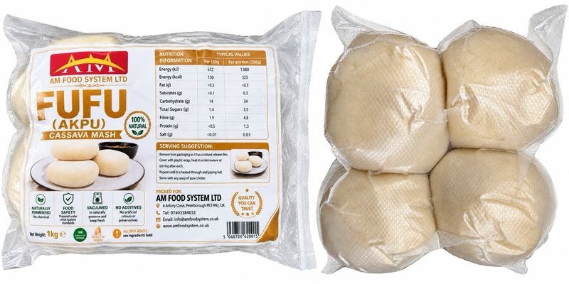 Fufu - Akpu  250g x 4