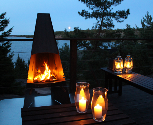 Outdoor Fireplace