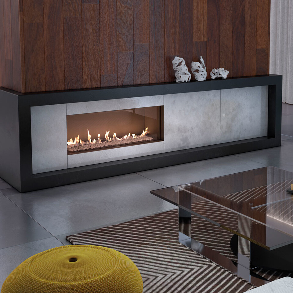LEO 100 Gas fireplace for natural gas