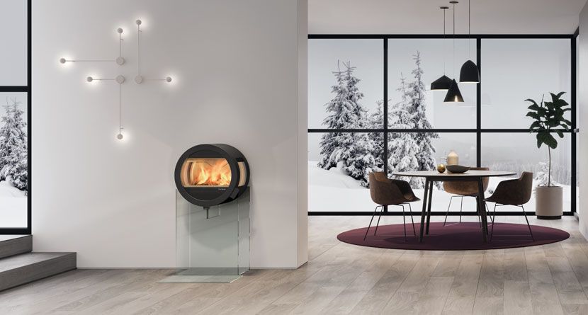 Nordpeis ME Stove on glass stand