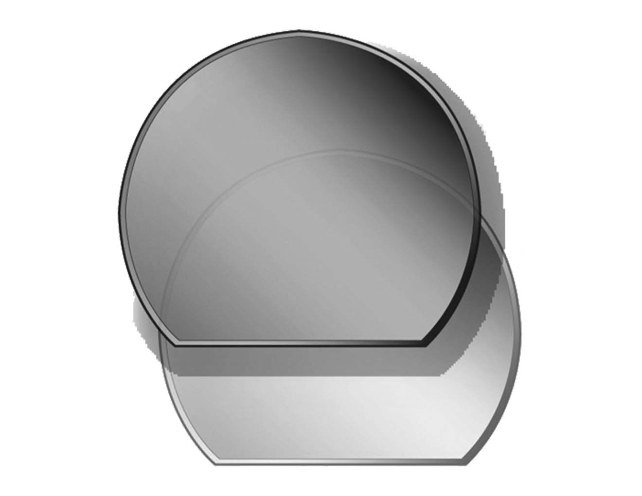 Semi Circle Glass Hearth