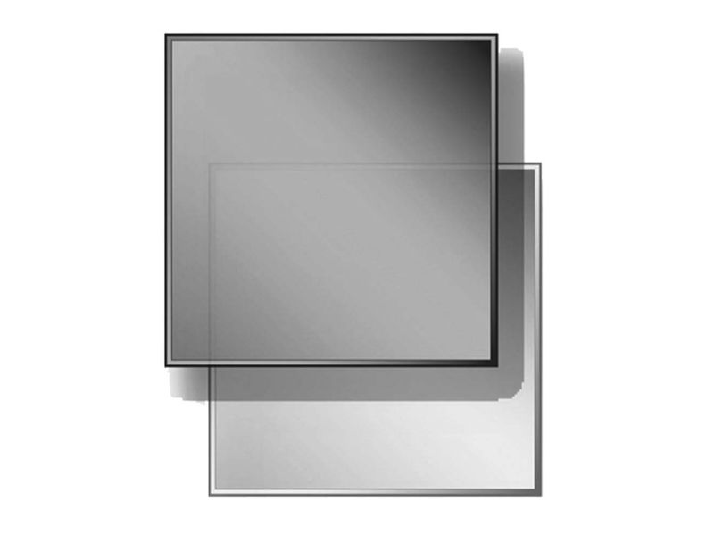 Square Glass Hearth