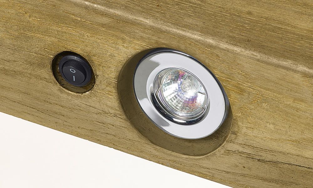 48&quot; &amp; 54&quot; LIGHT GEOCAST OAK WITH LIGHTS