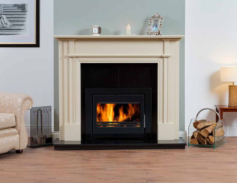 Vitae 11kw Insert Cassette Stove With Wide Glass Door