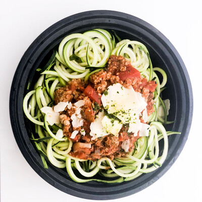 6oz Zucchini Noodles w/ Bolognese Sauce
