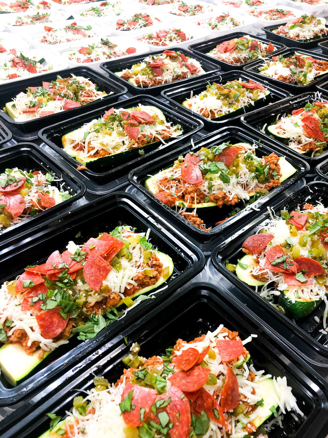 8oz Pizza Zucchini Boats