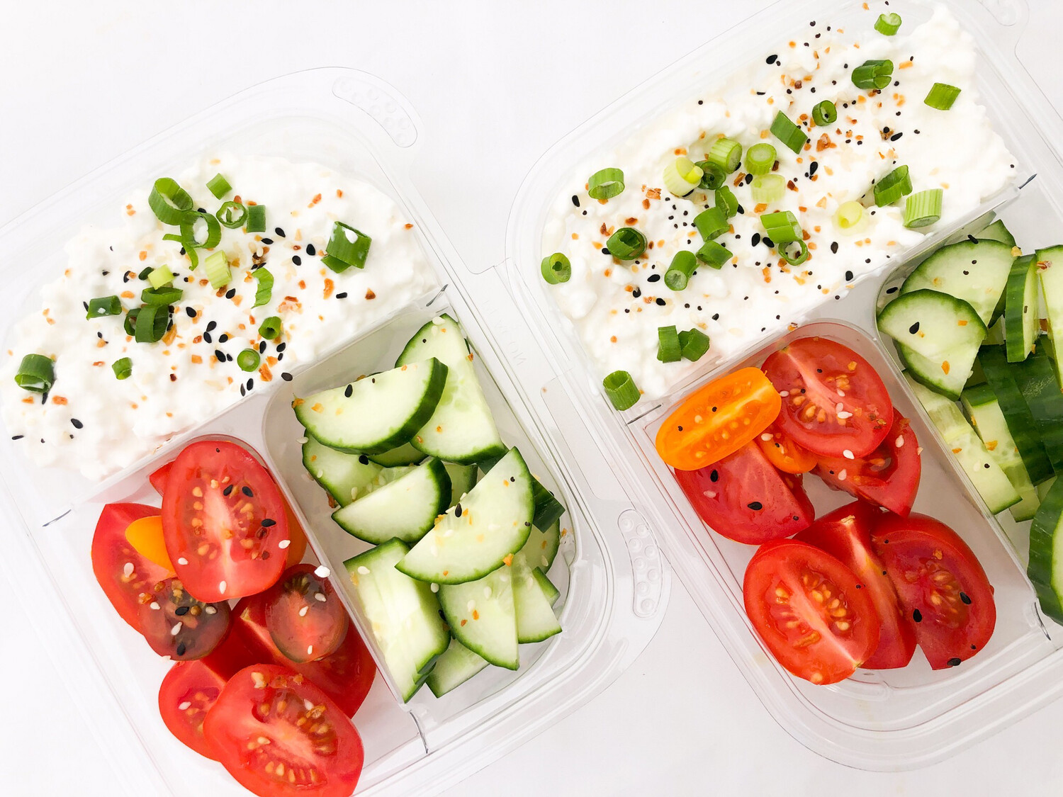 -Savory Cottage Cheese Bowl