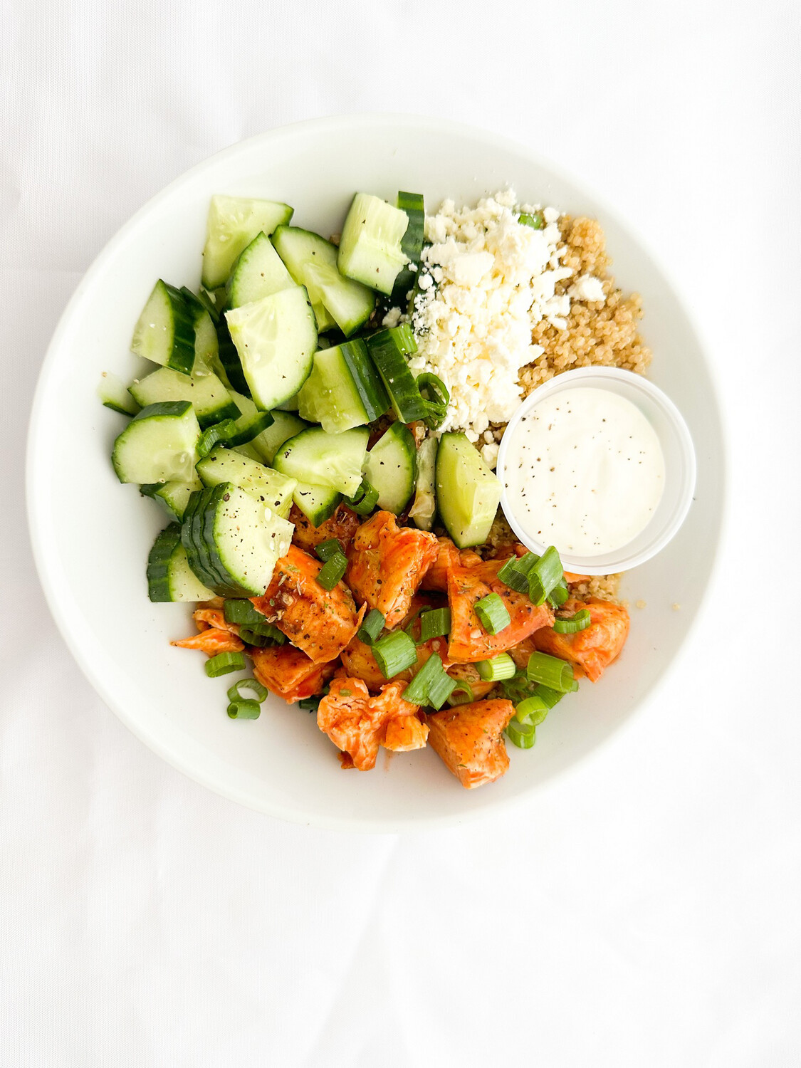 4oz Buffalo Quinoa Bowl