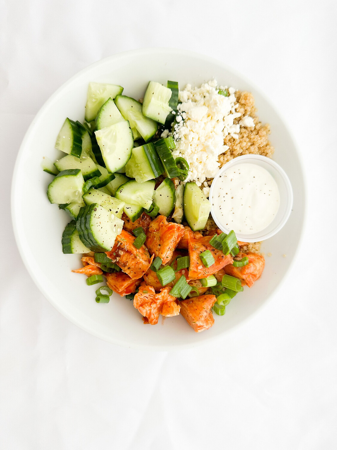 6oz Buffalo Quinoa Bowl