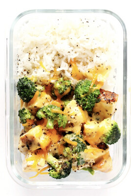 Cheddar Chicken &amp; Broccoli Bowl