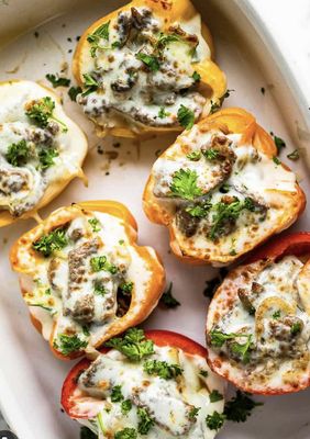 8oz Philly Stuffed Bell Pepper