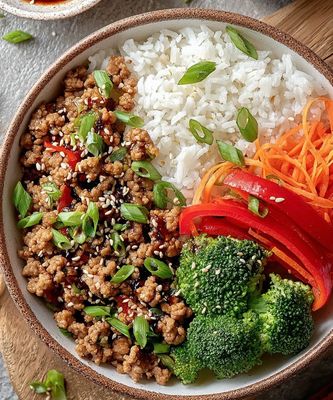 8oz Turkey Teriyaki Rice bowl