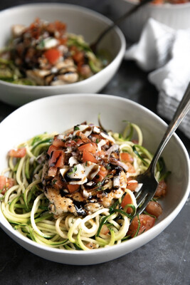 4oz Zoodle Chicken Bruschetta