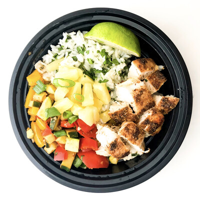 4oz Caribbean Chicken Bowl