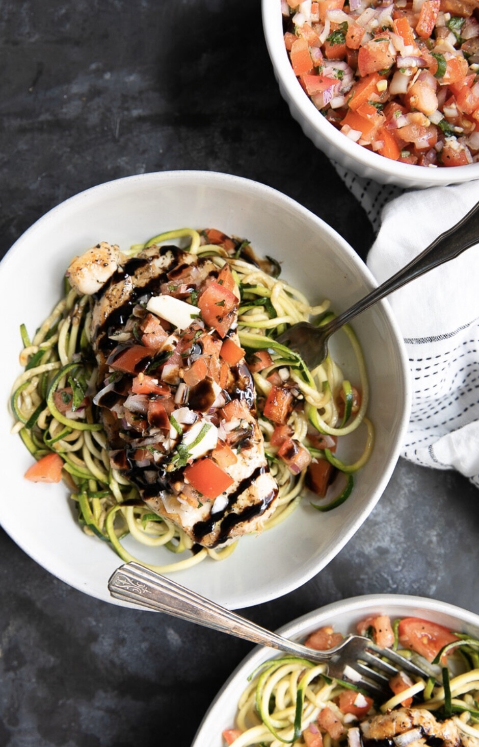 6oz Zoodle Chicken Bruschetta