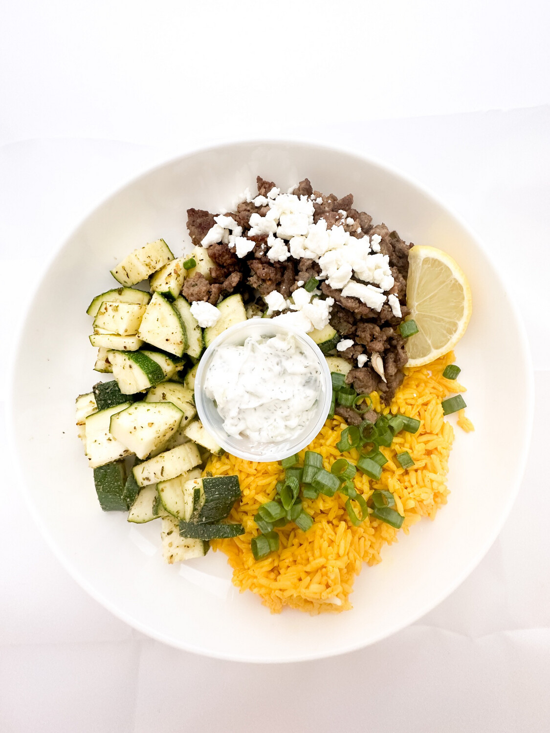 8oz Greek Beef with Garlic &amp; Herb Zucchini