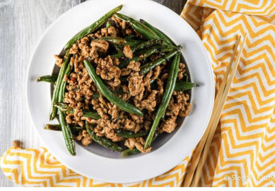 8oz Spicy Green Bean Stir Fry