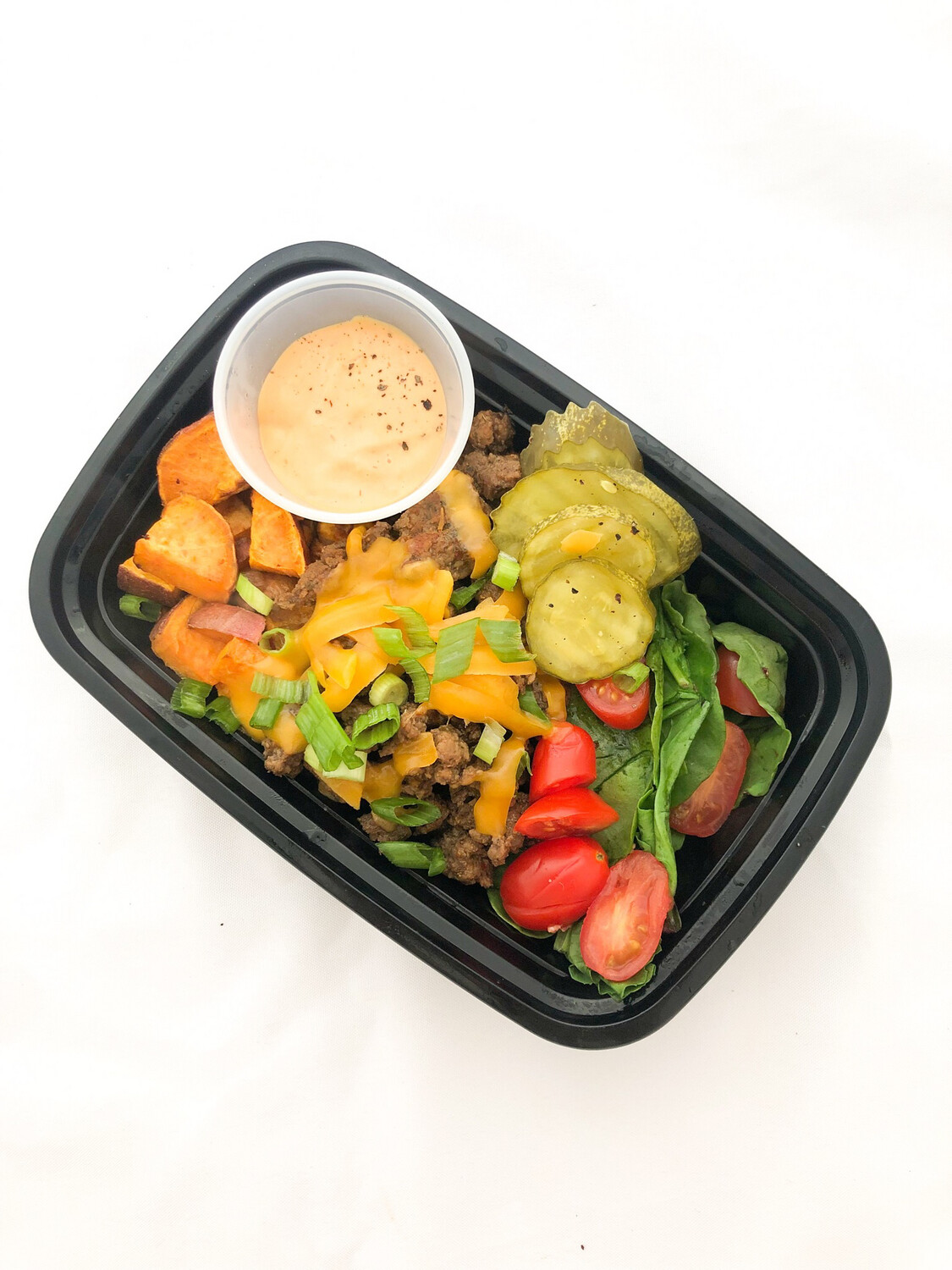 8oz BURGER In A Bowl