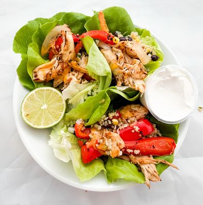 6oz Fajita Chicken Lettuce Wraps