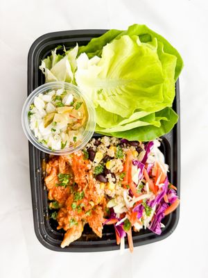 6oz BBQ Chicken + Slaw Wrap